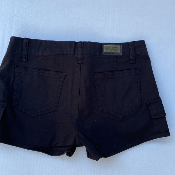 New GUESS Women’s Black Denim Shorts SZ 25 - Picture 4 of 6
